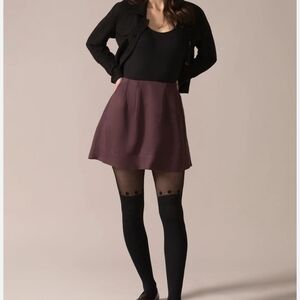 Rachel Deep Purple Mini Skirt